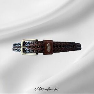 Nike Braided Leather Belt